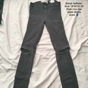 Hollister Women's Black Super Skinny Jeans